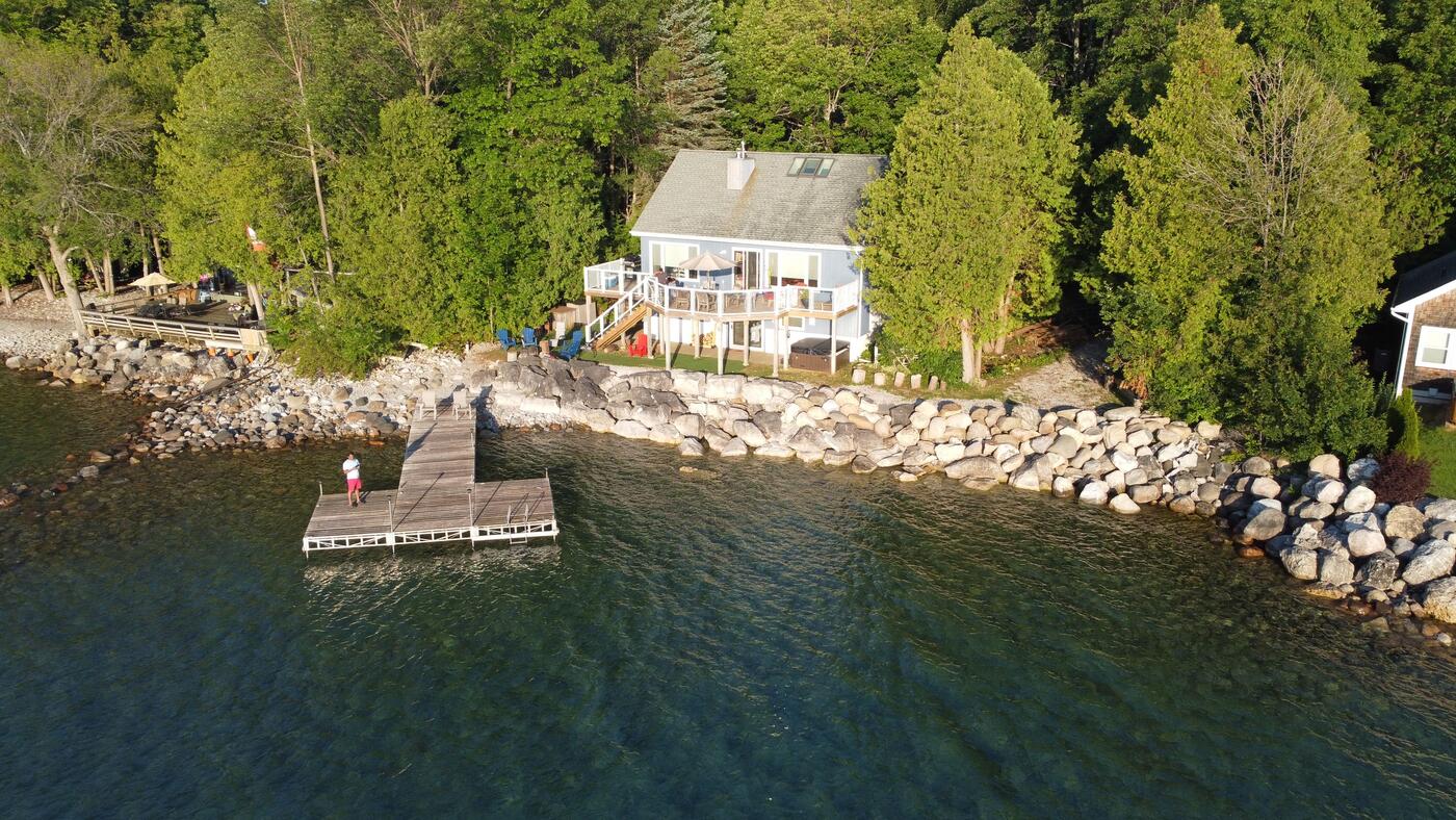 Exemple de photographie aérienne immobilière par drone
